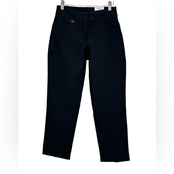 JM Collection Tummy Control Comfort Waist Straight Leg Curvy Fit Pant -size 2P - Picture 1 of 11